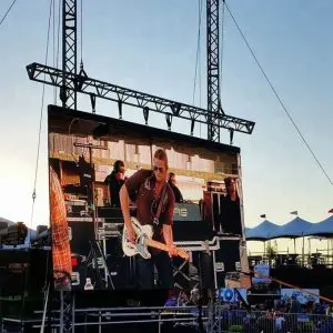 Outdoor LED display for DJ show
