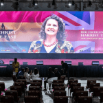 large stage LED screen
