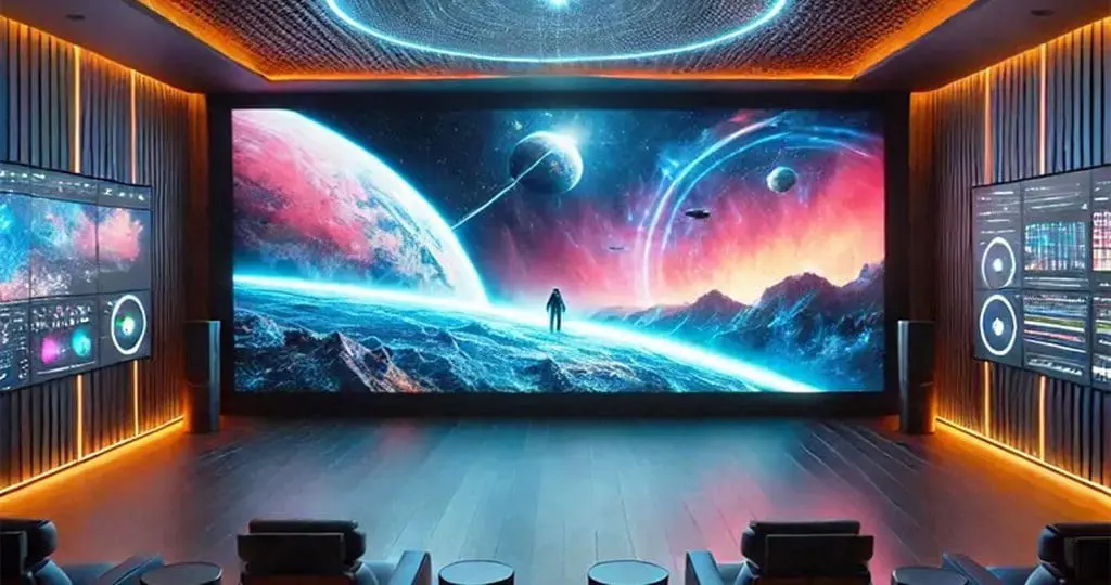 Home theater LED display screen