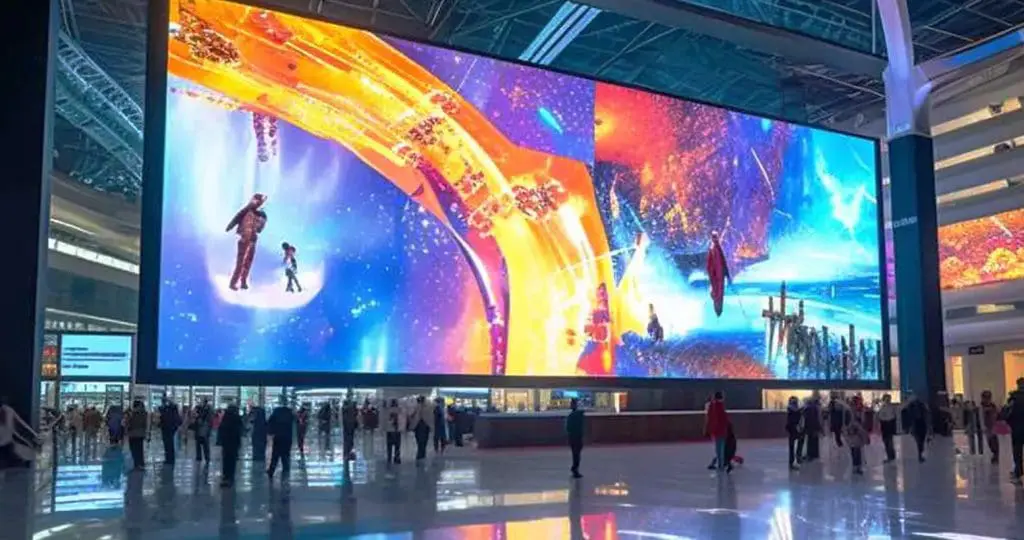 LED display screens in public places