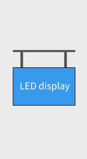 Zunanji led zaslon