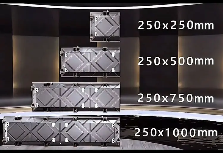 Indoor LED video walls
