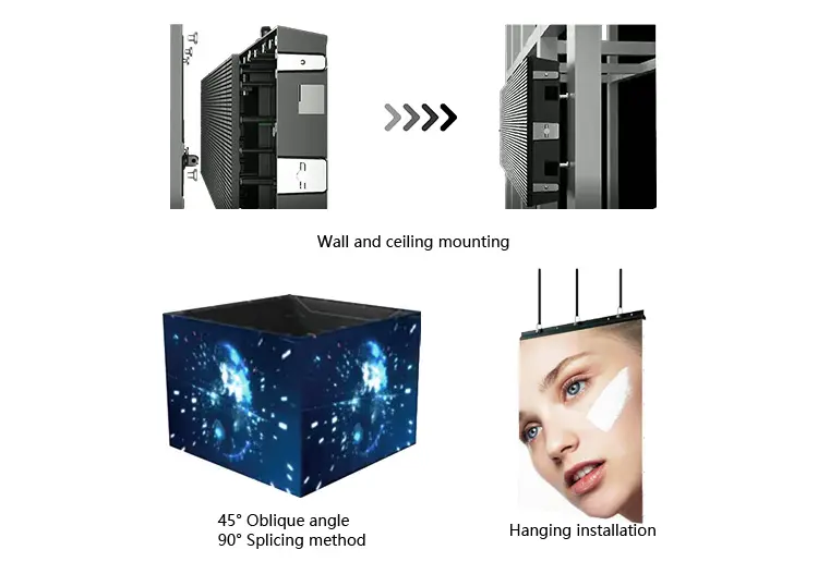 Indoor LED video walls