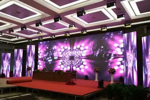 Stage LED screen background