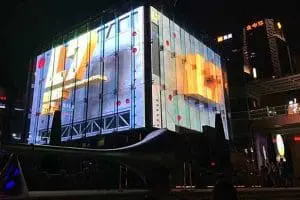Application Case of  Transparent LED Displays