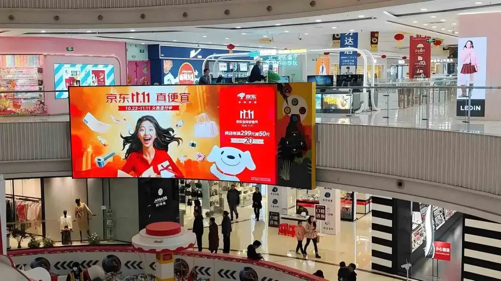 shopping mall led screen