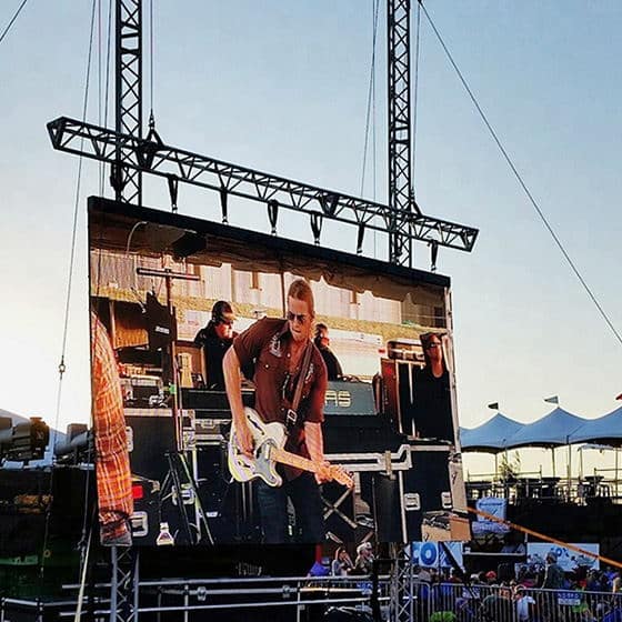 outdoor rental led screens