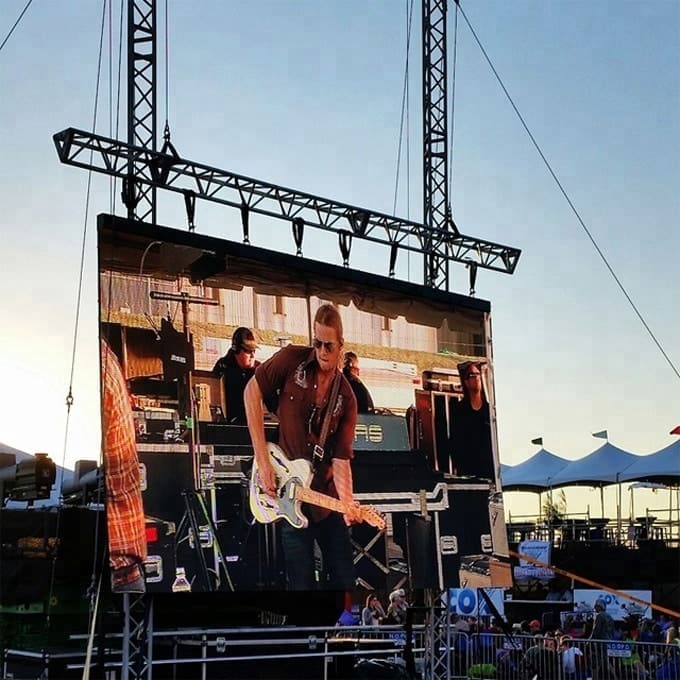 Outdoor LED display for DJ show Entertainment