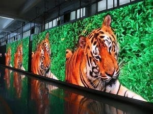 How do LED displays contribute to achieving visual excellence?