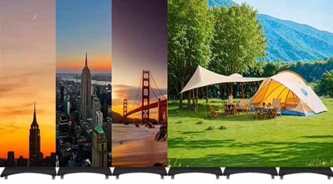 Poste led Screen