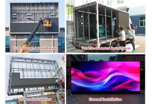 led outdoor wall screen