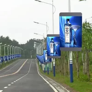 Street Light Pole LED Display