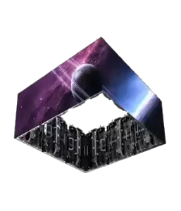 Square stage led screen