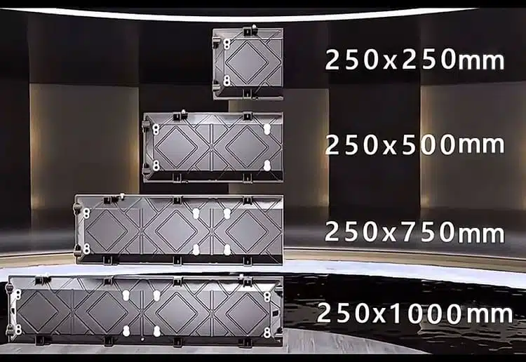 Indoor LED video walls