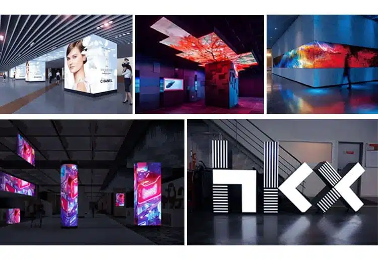Indoor LED video walls