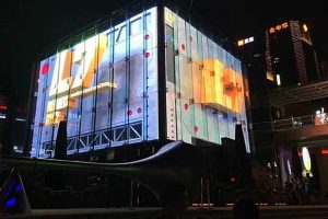 Application Case of  Transparent LED Displays
