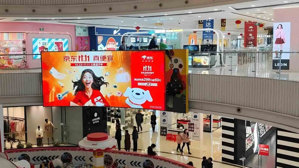 shopping mall led screen