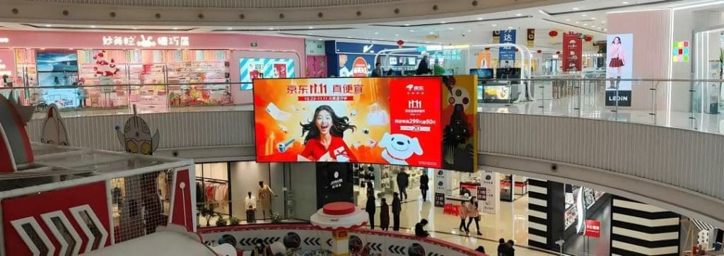 LED Displays for Shopping Malls