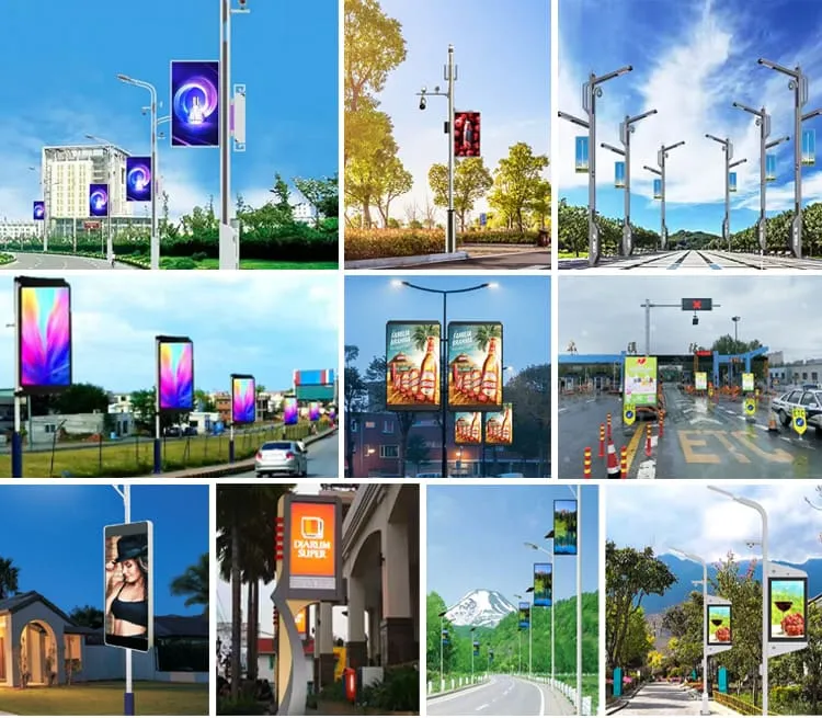 Street Light Pole LED Display
