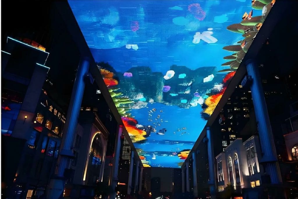 Scenic area LED Display