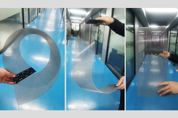 Transparent Holographic LED Film Screen