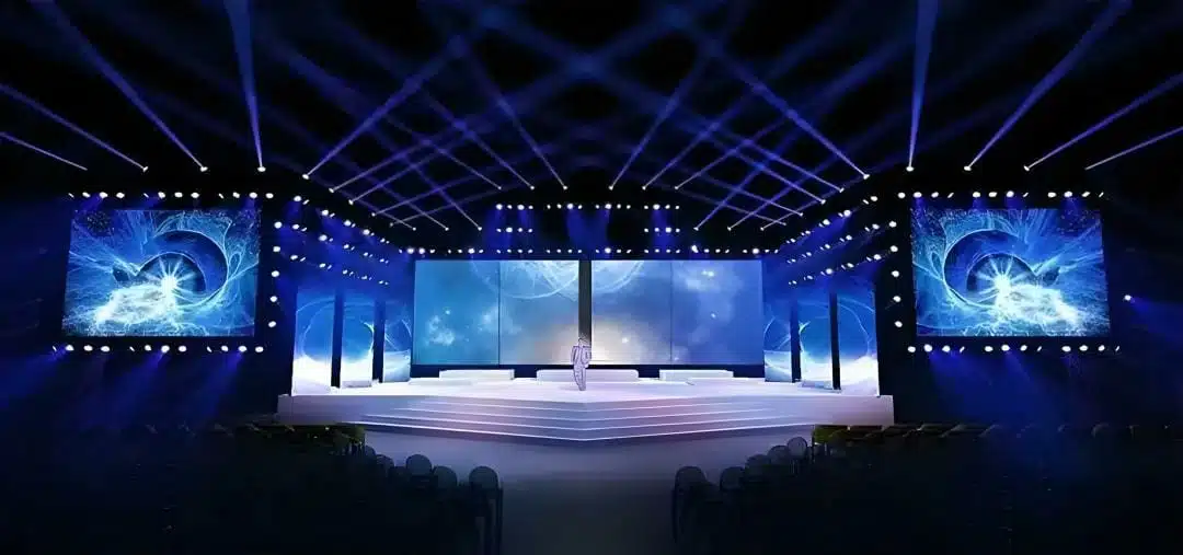 stage video wall .