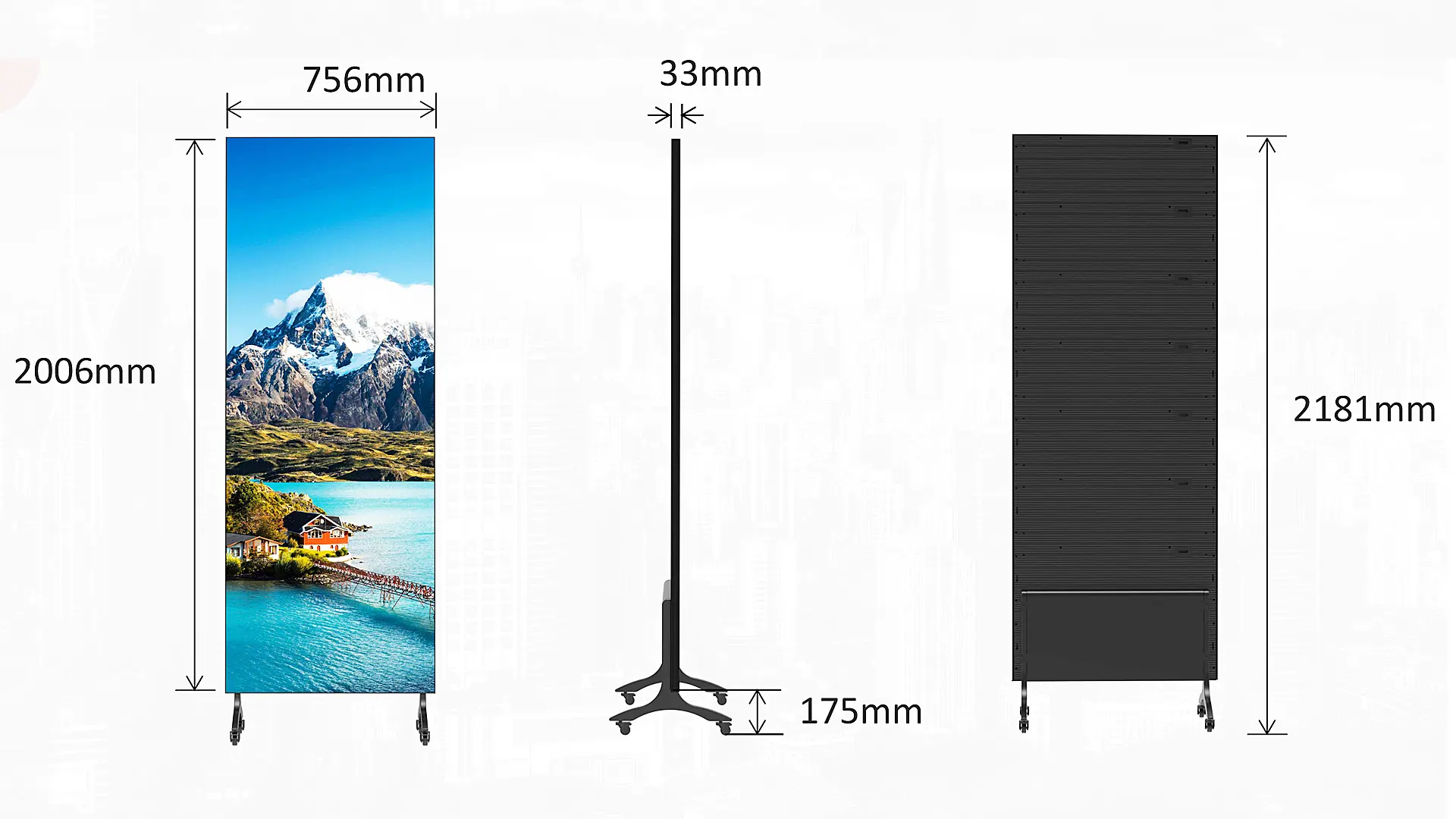 Single Side LED Poster
