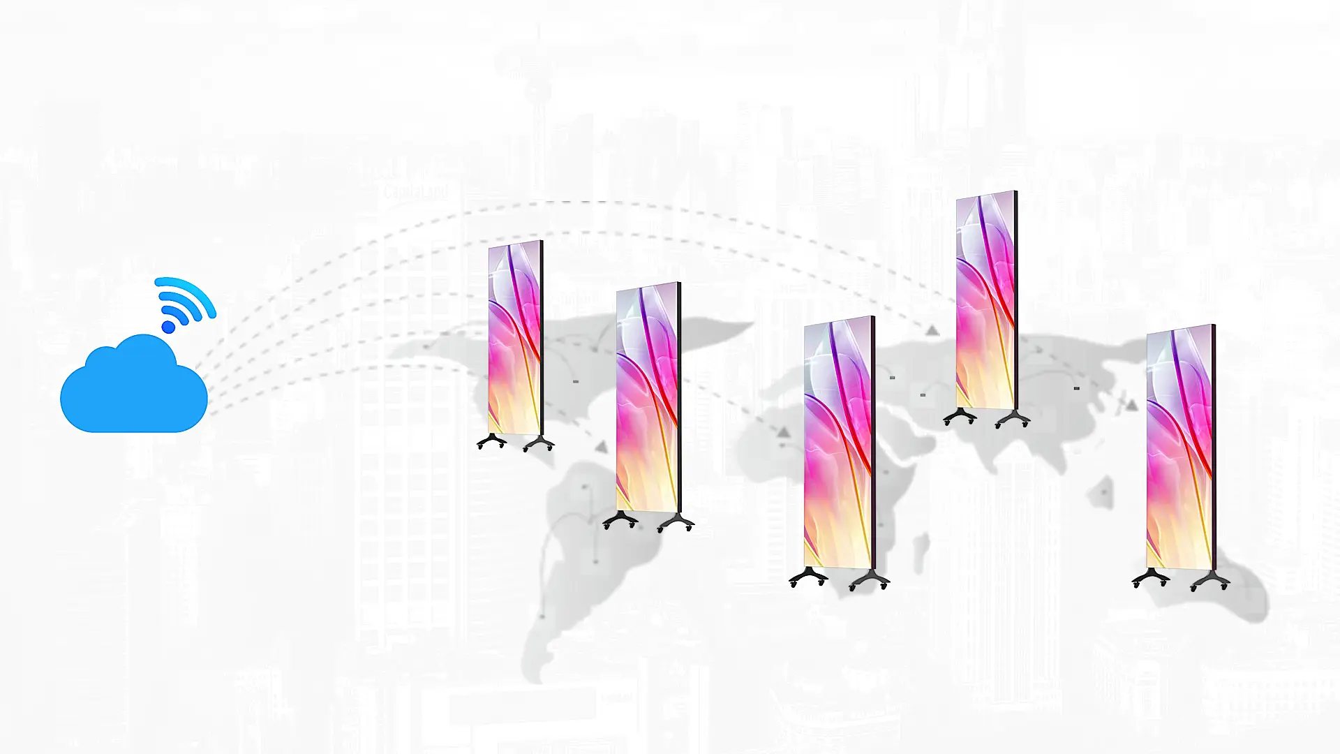 Double-sided Digital LED Poster