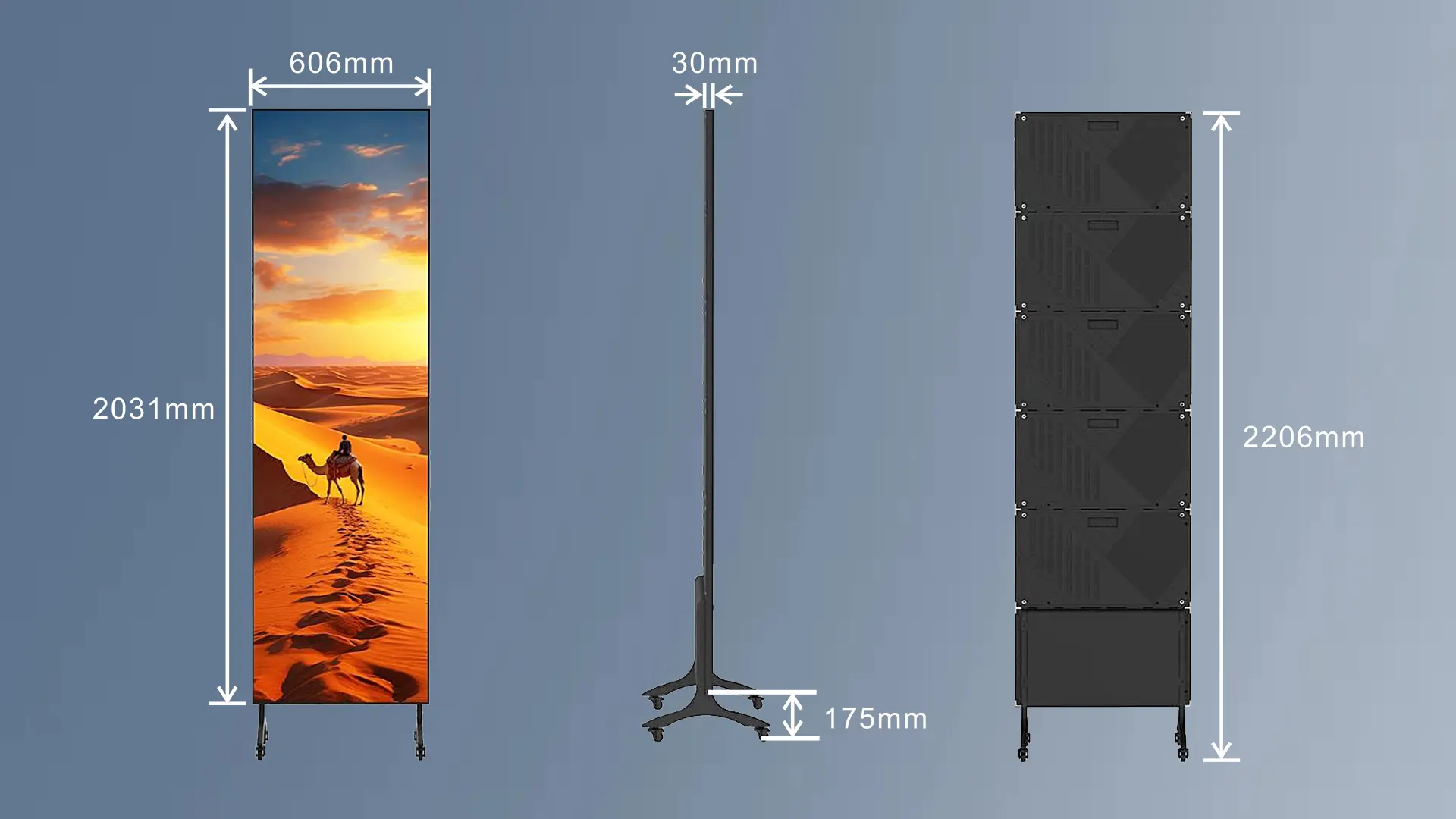 Single Side LED Poster