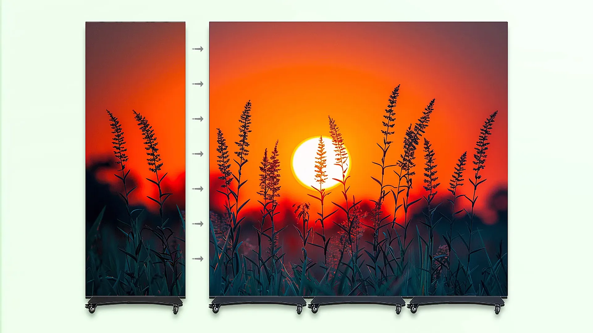 Outdoor/Indoor LED Poster Screen - OP-FX Series