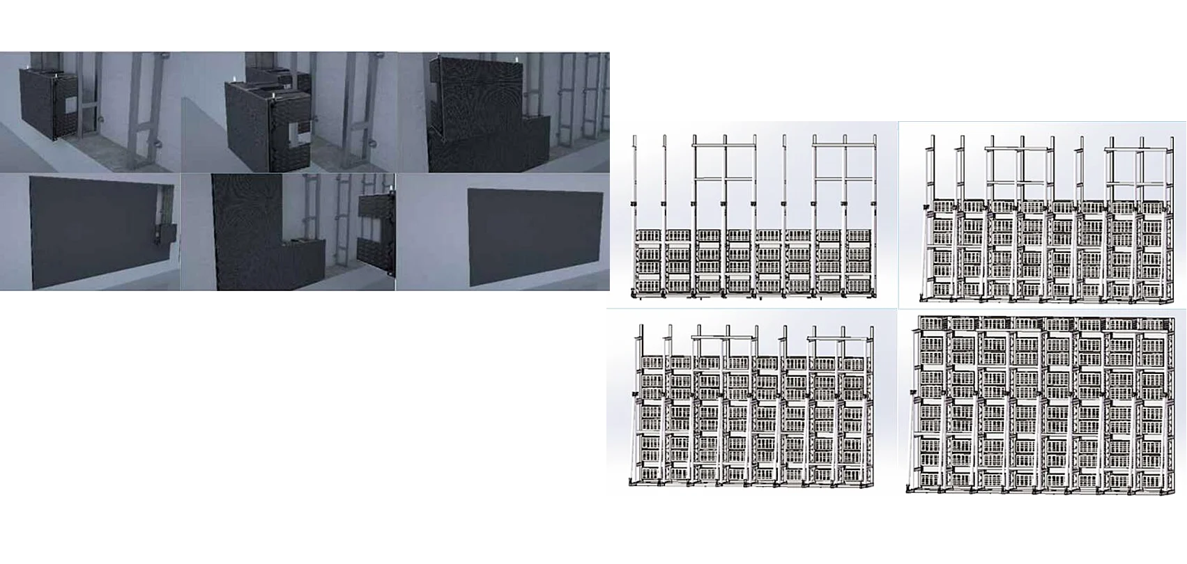 Kinetic LED Matrix Wave Screen